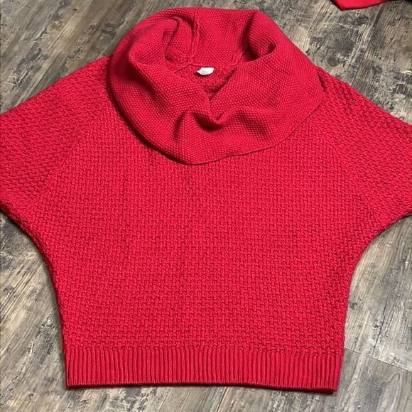 JOCKEY PERSON To Person Wool Blend Exaggerated Cowl Neck Batwing Sweater - Picture 2 of 7